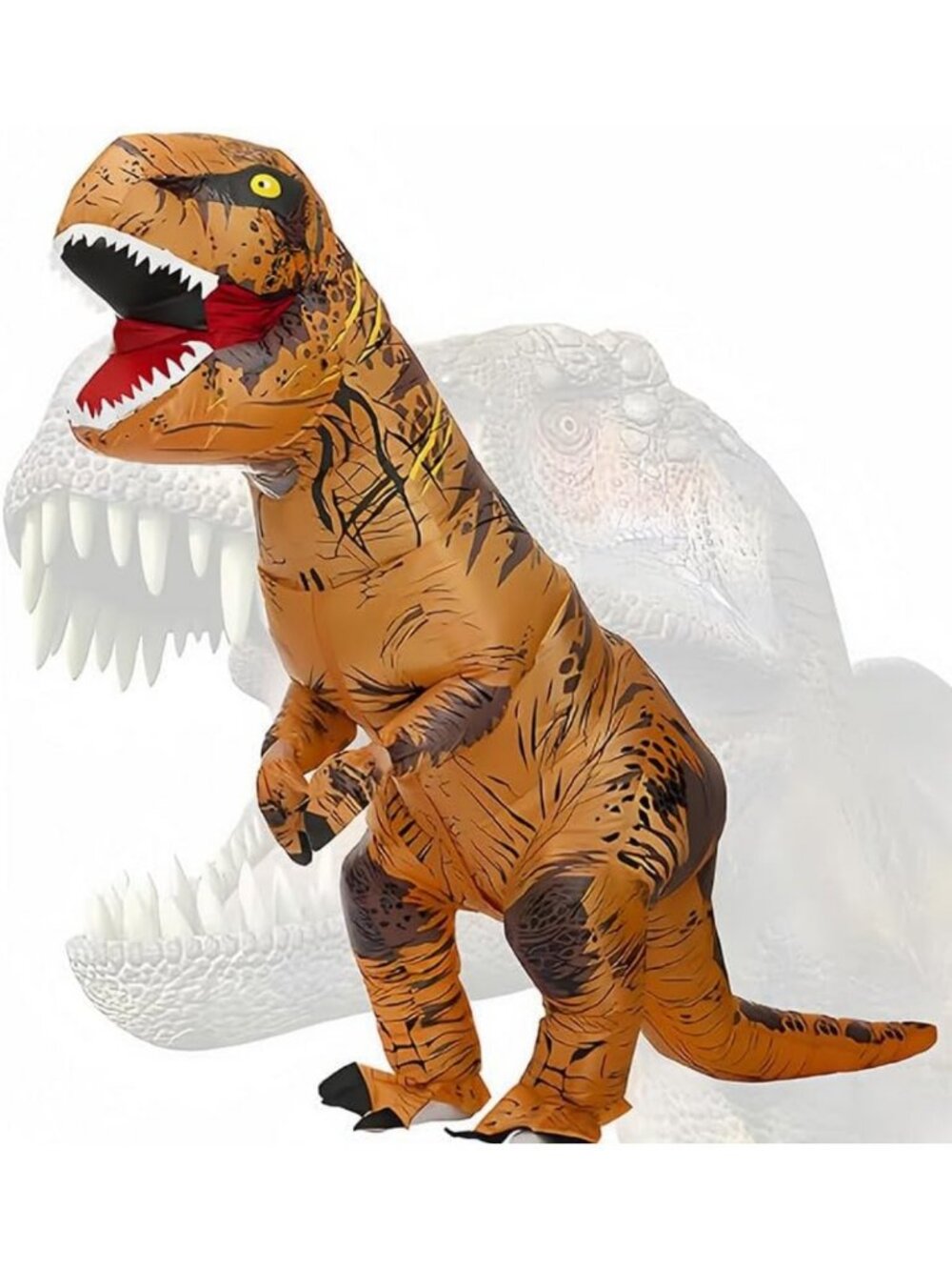 Inflatable T-Rex Dinosaur Costume for Adults - Fun Halloween Blow-Up Outfit